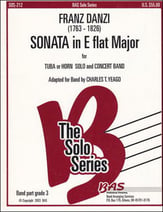 Sonata in E Flat Concert Band sheet music cover